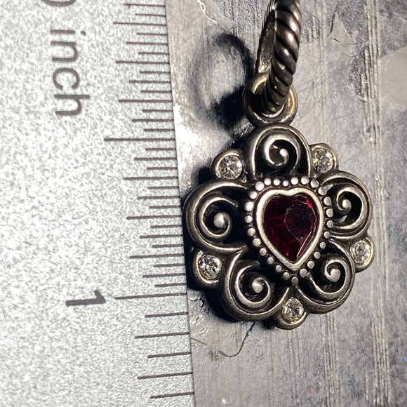 Brighton Red Crystal charm (369) - Picture 2 of 4